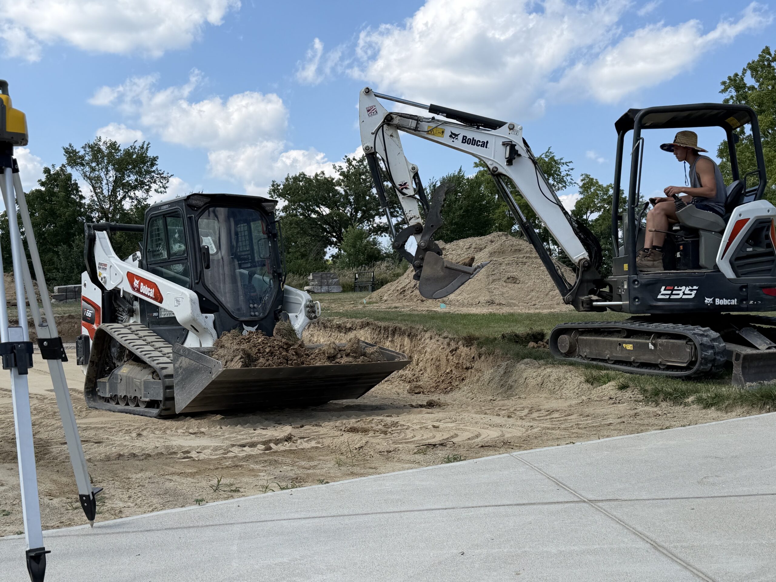 Terra Forge precision grading with specialty equipment