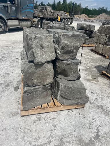 Natural boulders selected for a Terra Forge project