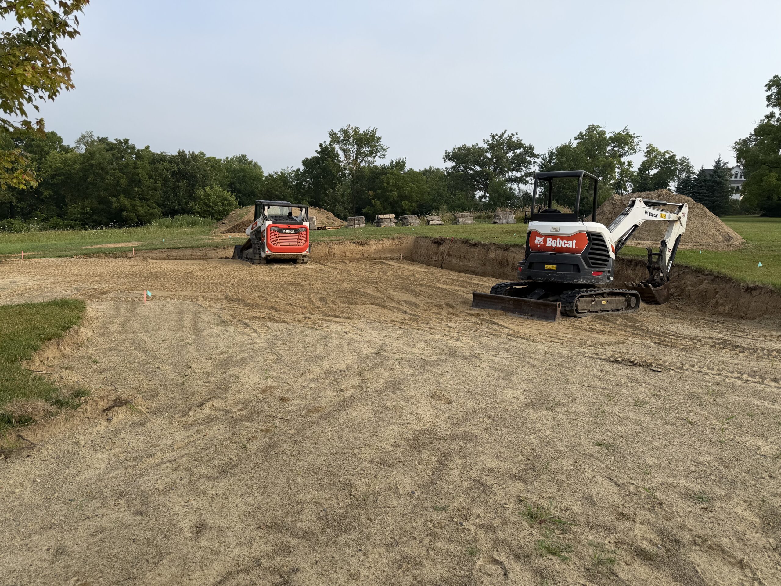 Terra Forge track grading work